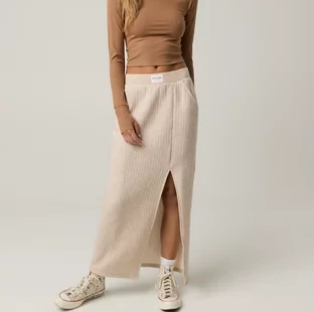 Aerie - Like New Coffee Run Maxi Skirt - M - Picture 1 of 8